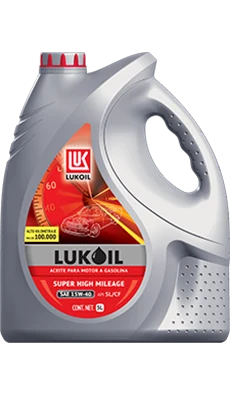Packshot oficial LUKOIL SUPER HIGH MILEAGE SAE 15W-40